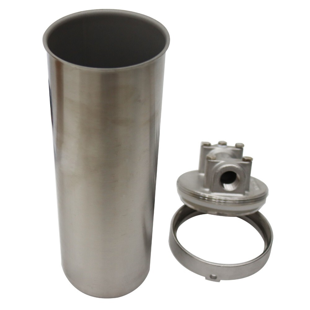 Cartridge Filter Housing Stainless Filtration Tool 1/2NPT 10'' No Filter Element