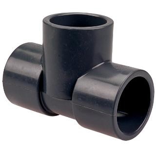 NIBCO 801-020C CPVC Tee 2" Socket Weld Schedule 80 200F Light Grey