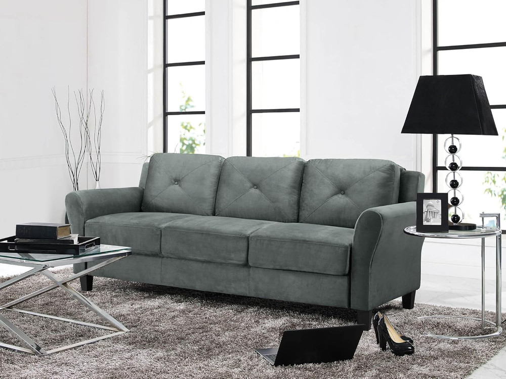 Harrington Sofa in Grey, Dark Grey