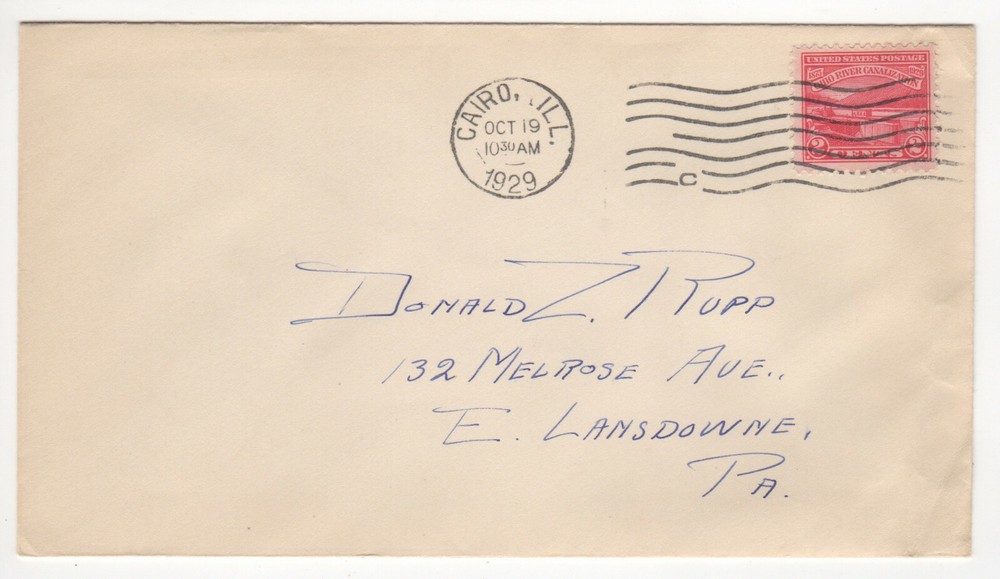 SSS:  Early Classic FDC 1929  2c  Ohio River Canalization      Sc # 681