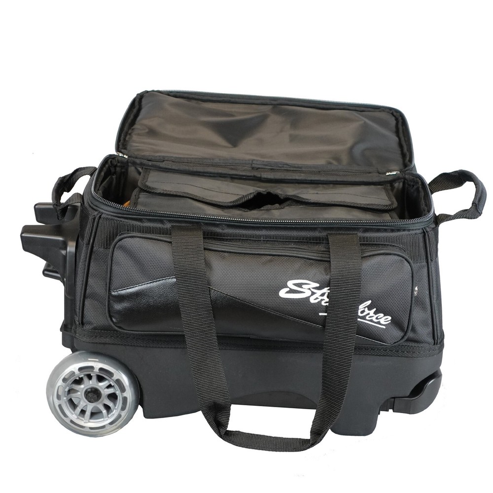 KR Strikeforce Royal Flush Black 2 Ball Roller Bowling Bag