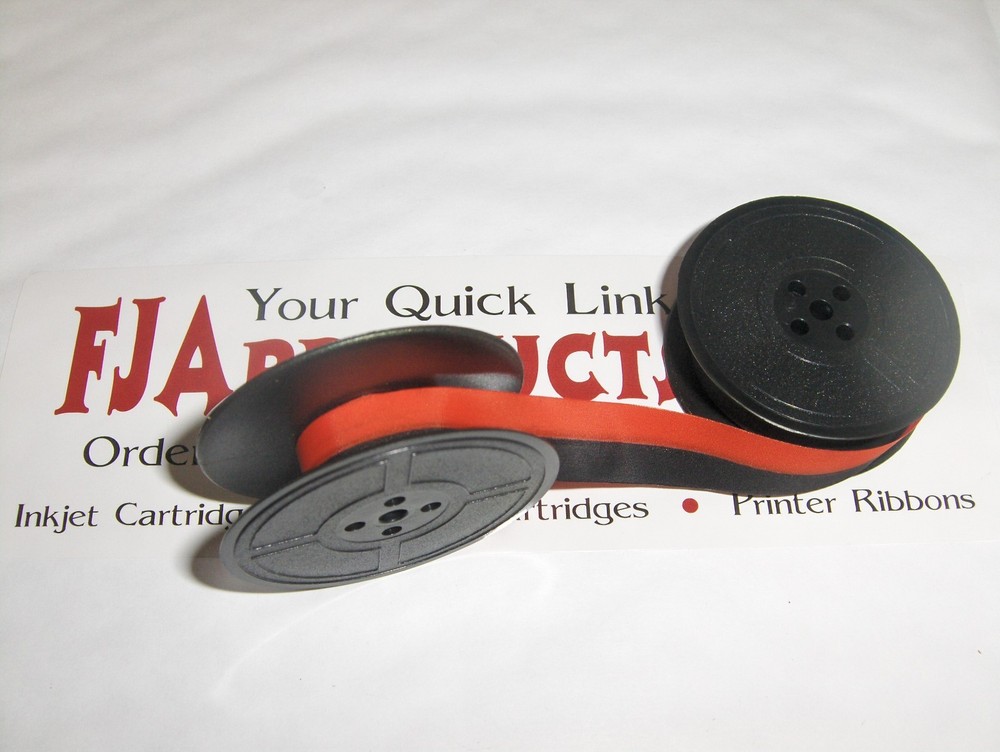 Royal Arrow Portable Spool Typewriter Ribbon BLK/RED