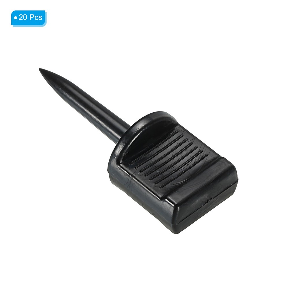 Archery Target Pins, 20 Pack Nylon Nails Target Pin Fixed, Black