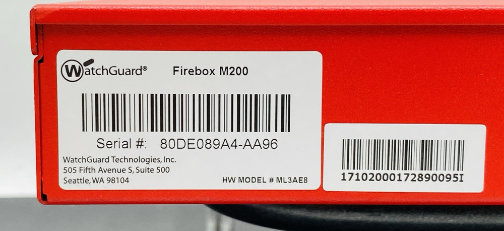 WatchGuard Firebox M200 ML3AE8 Firewall