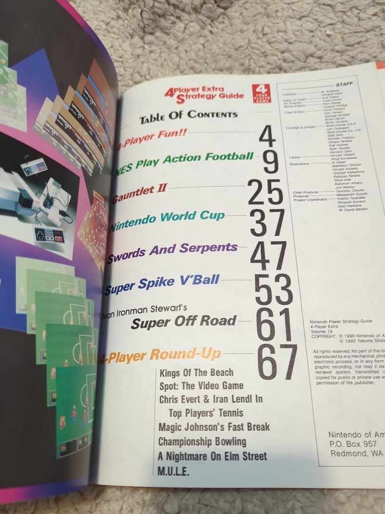 Nintendo/ Nintendo Power Strategy Guide. 4-player Extra
