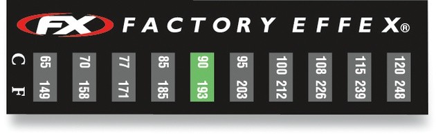 Factory Effex Temperature Stickers 3-Pack