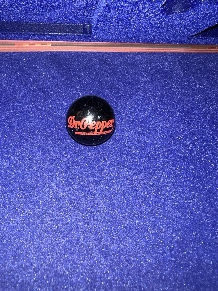 Vintage ~ Dr. Pepper ~ Black & Red ~ Advertisement Marble