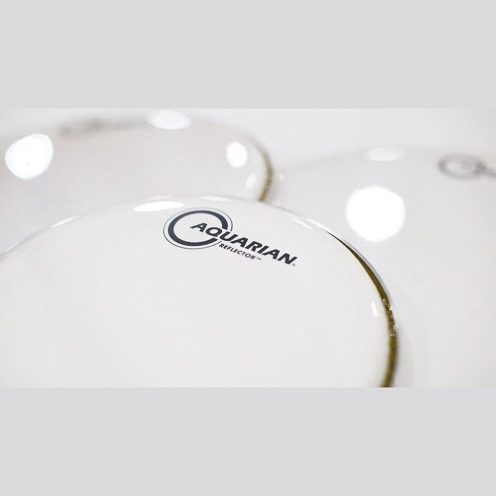 Aquarian Ice White Reflector Drumhead 13"