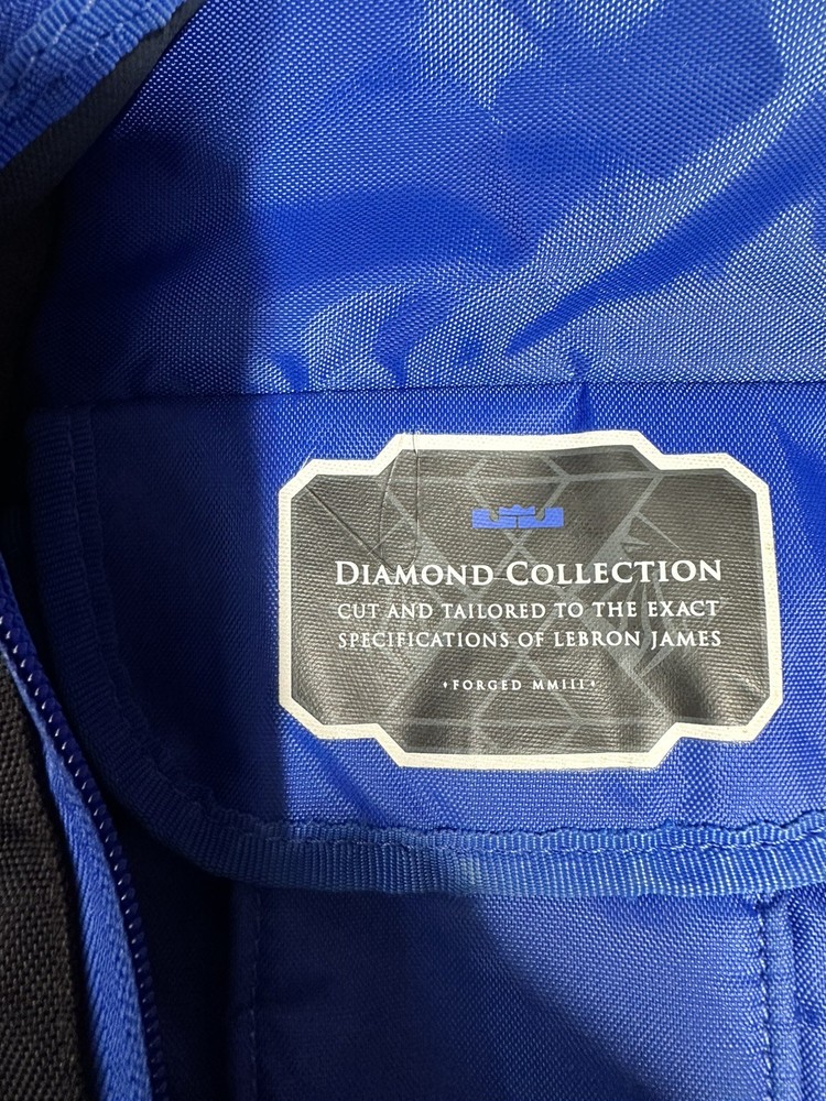 Nike Lebron James Diamond Collection Backpack Multiple Compartments USED