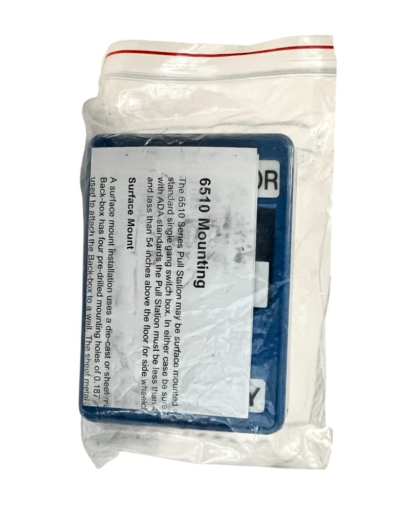 Dortronics 6510/BL-S35 Emergency Pull Station, Pull Station 6500 Series