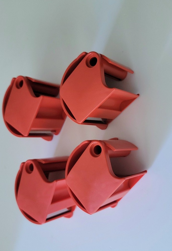 4 standard size plastic tape dispensers
