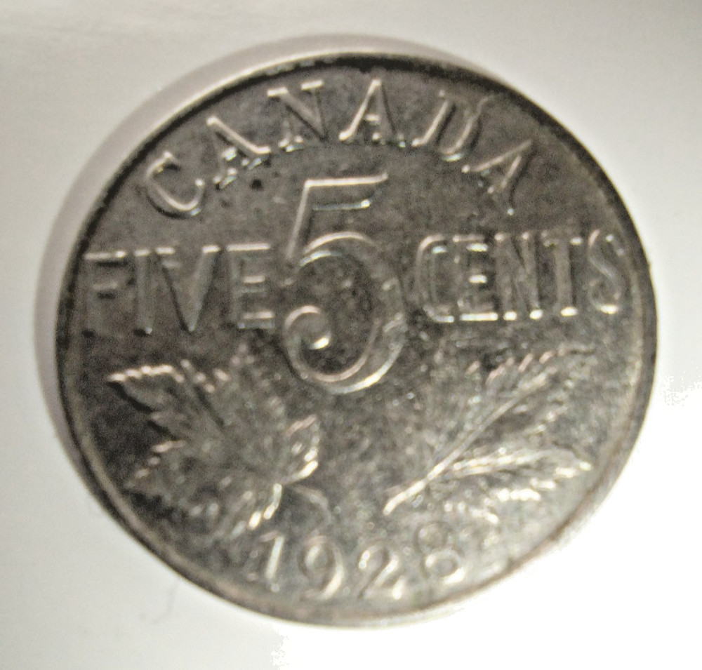 1928 Canada 5c