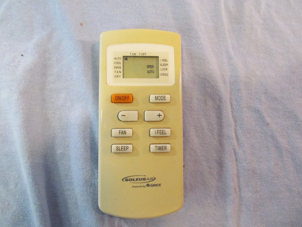 SOLEUS AIR CONDITIONER REMOTE CONTROL YX1F5F