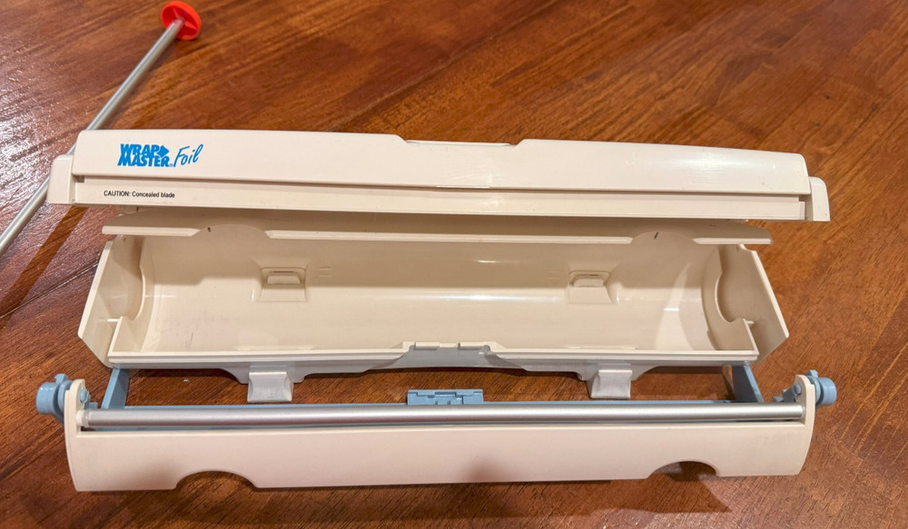 Wrapmaster Foil Wrap Dispenser Model 1500 White Concealed Blade Tested