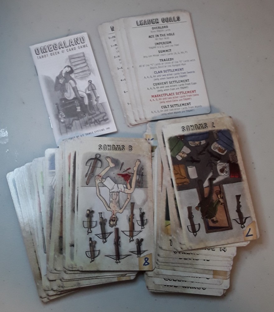 Omegaland , Tarot Deck & Card Game