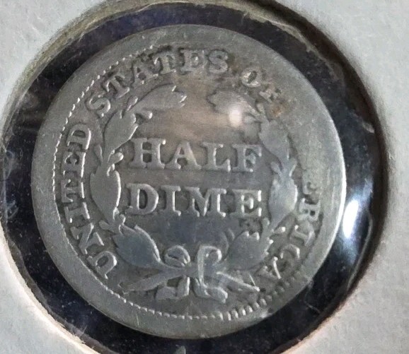 1853 Half Dime with Arrows