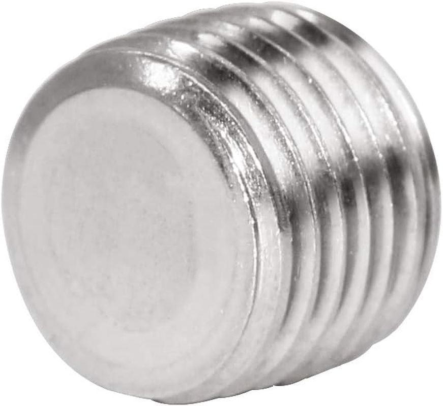 Stainless Steel 10pcs 1/16" NPT Pipe Plug Fitting Internal Hex Thread Socket