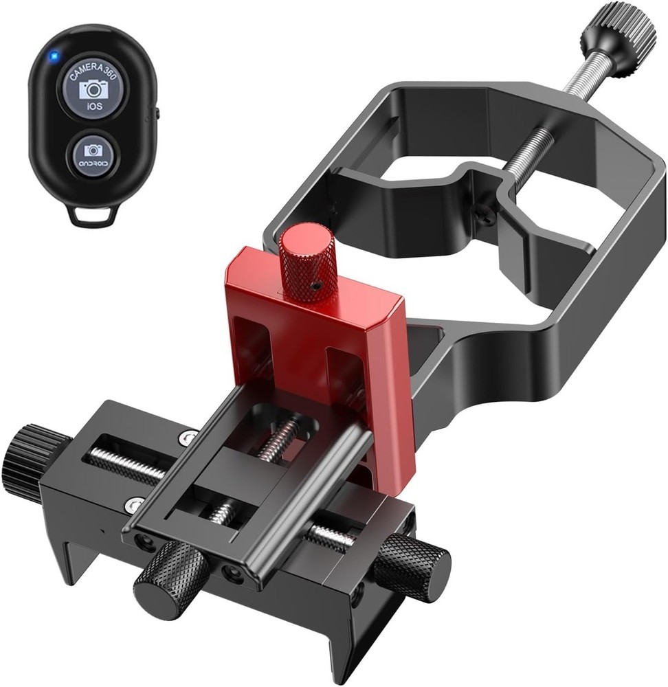 tridaptor - Universal Phone Scope Digiscoping Adapter|High-Precision XYZ Meta...