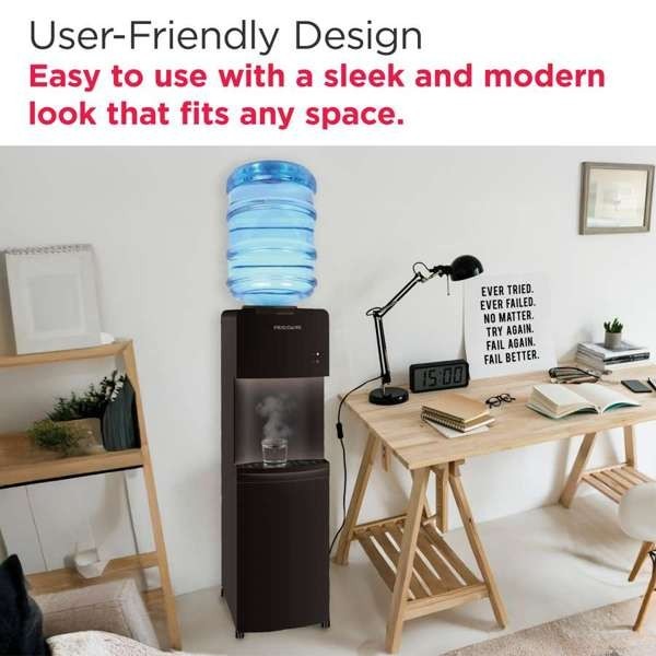 Frigidaire, Hot/Cold Water Cooler, Top Load, Black