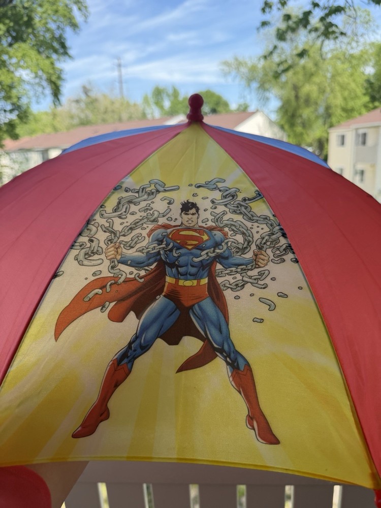 VINTAGE Kids Superman Umbrella DC comics