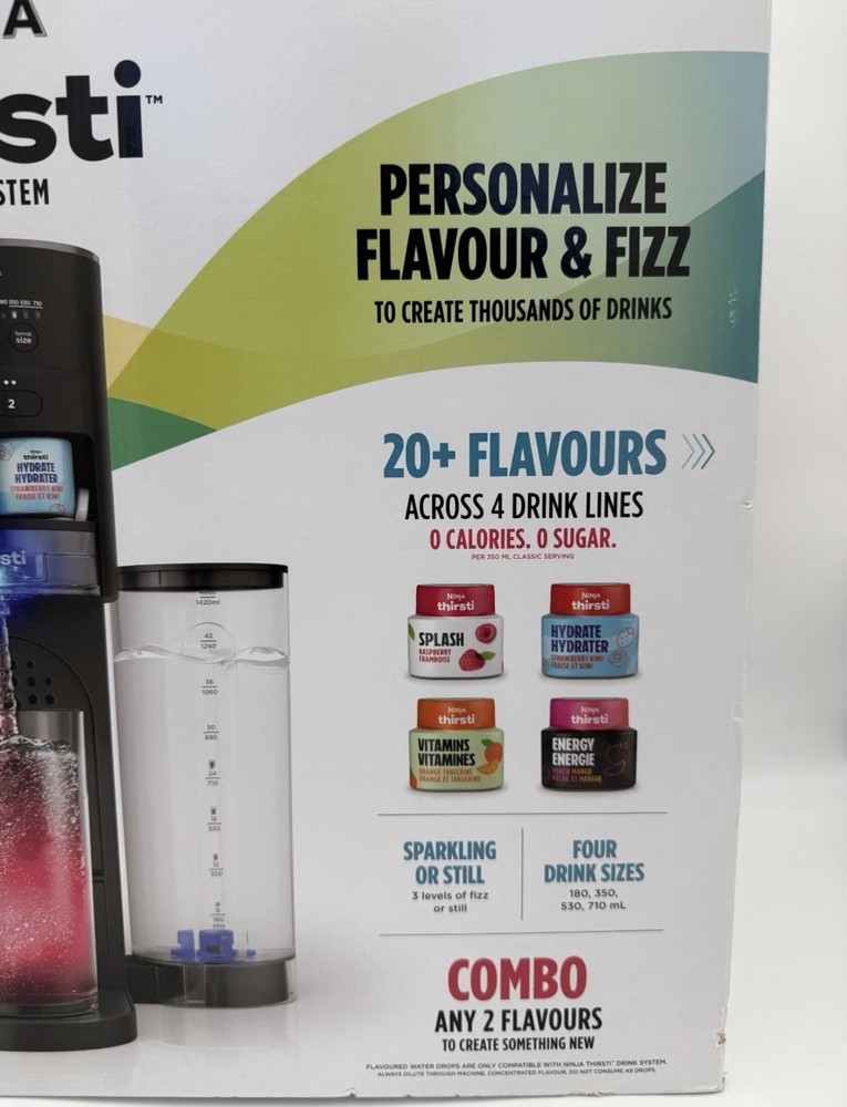 Ninja Thirsti Customization Drink System - BRAND NEW