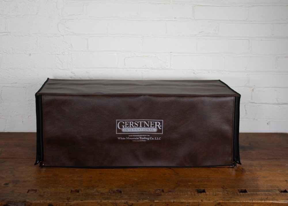 Gerstner International GI-M24-D Dark Oak/Veneer 3-Drawer Mid-Base with Cover