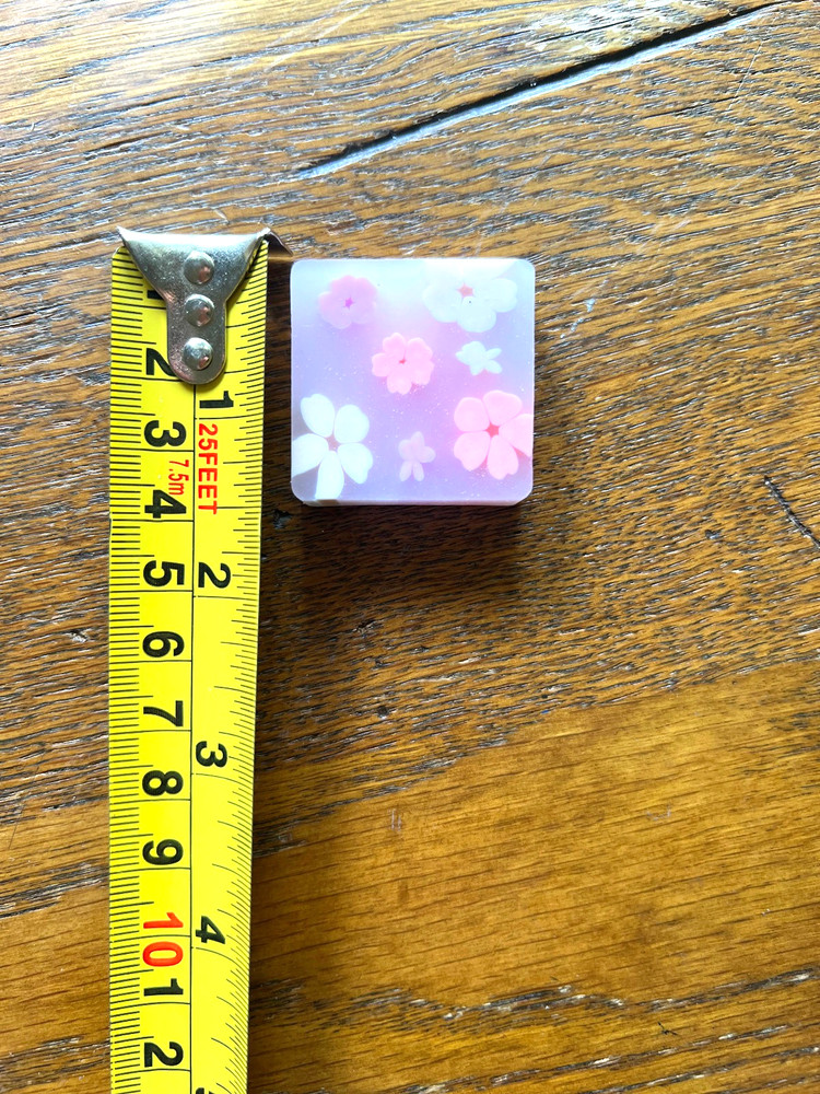 8 Cherry Blossom Erasers, Version 1, New and Unused