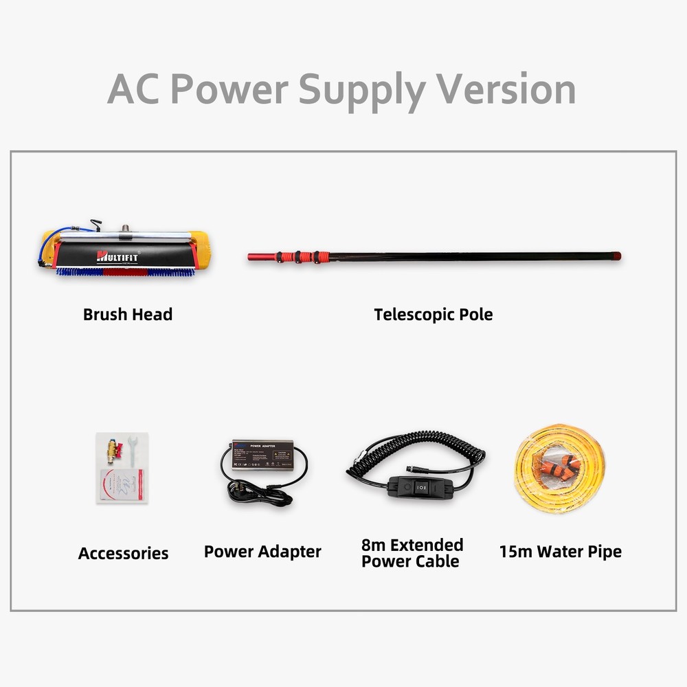 Pro Solar Panel Cleaning Kit Solar Panel &Window Cleaning Roller Brush