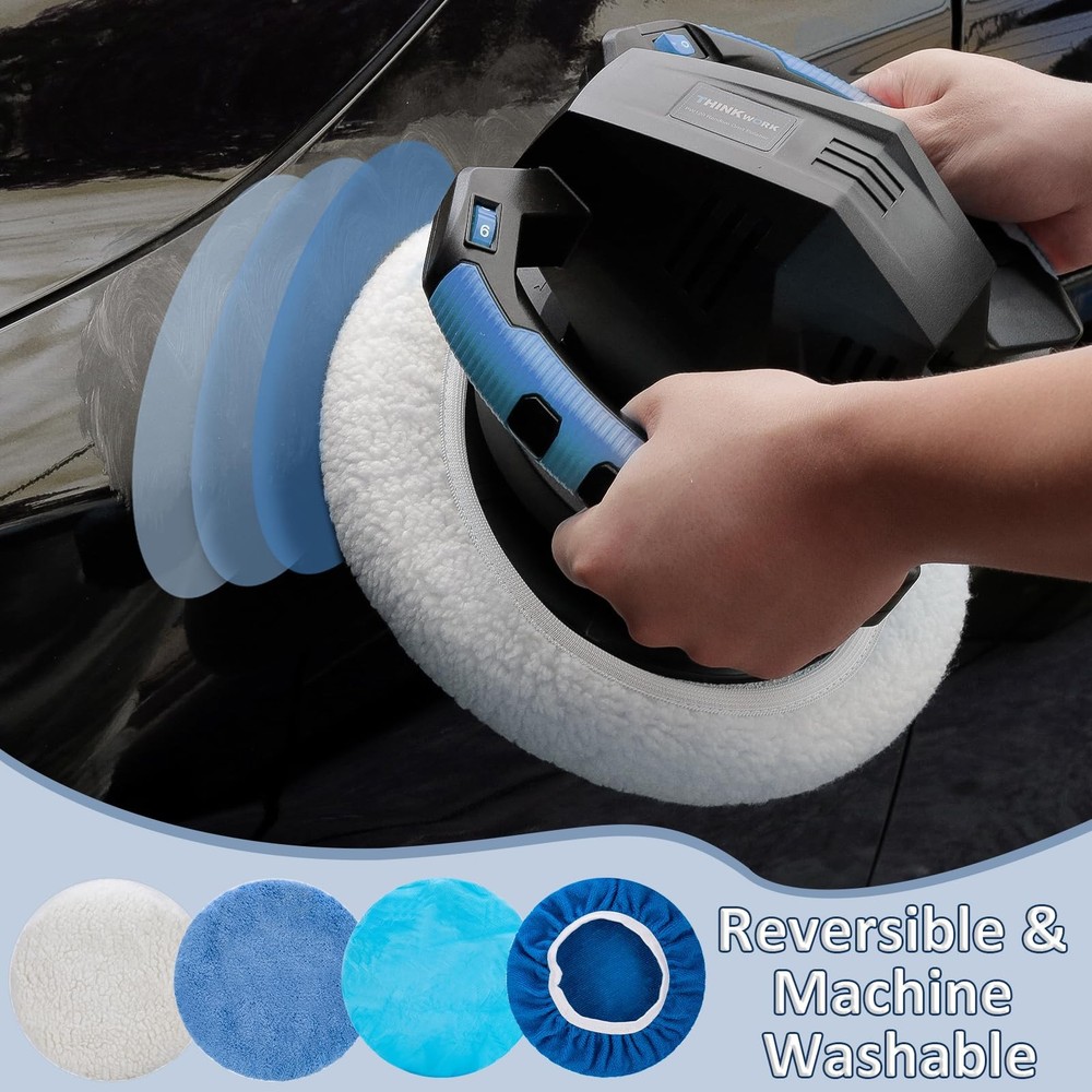 THINKWORK 20 Pcs Car Polishing Pad, Buffing Pad for 20