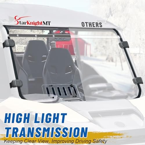 2021+ Vented Commander Windshield, Commander Sliding Full Window Front