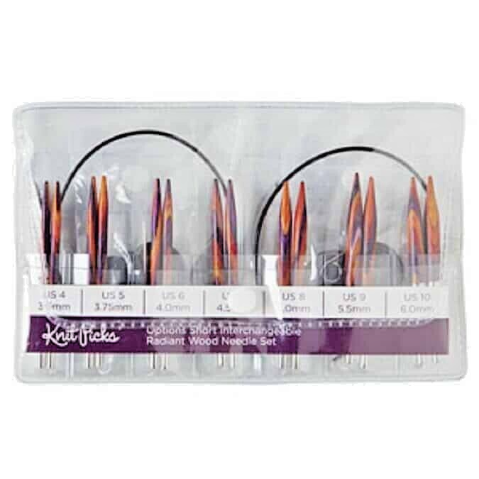 Radiant Options Short Interchangeable Circular Set by Knit Picks