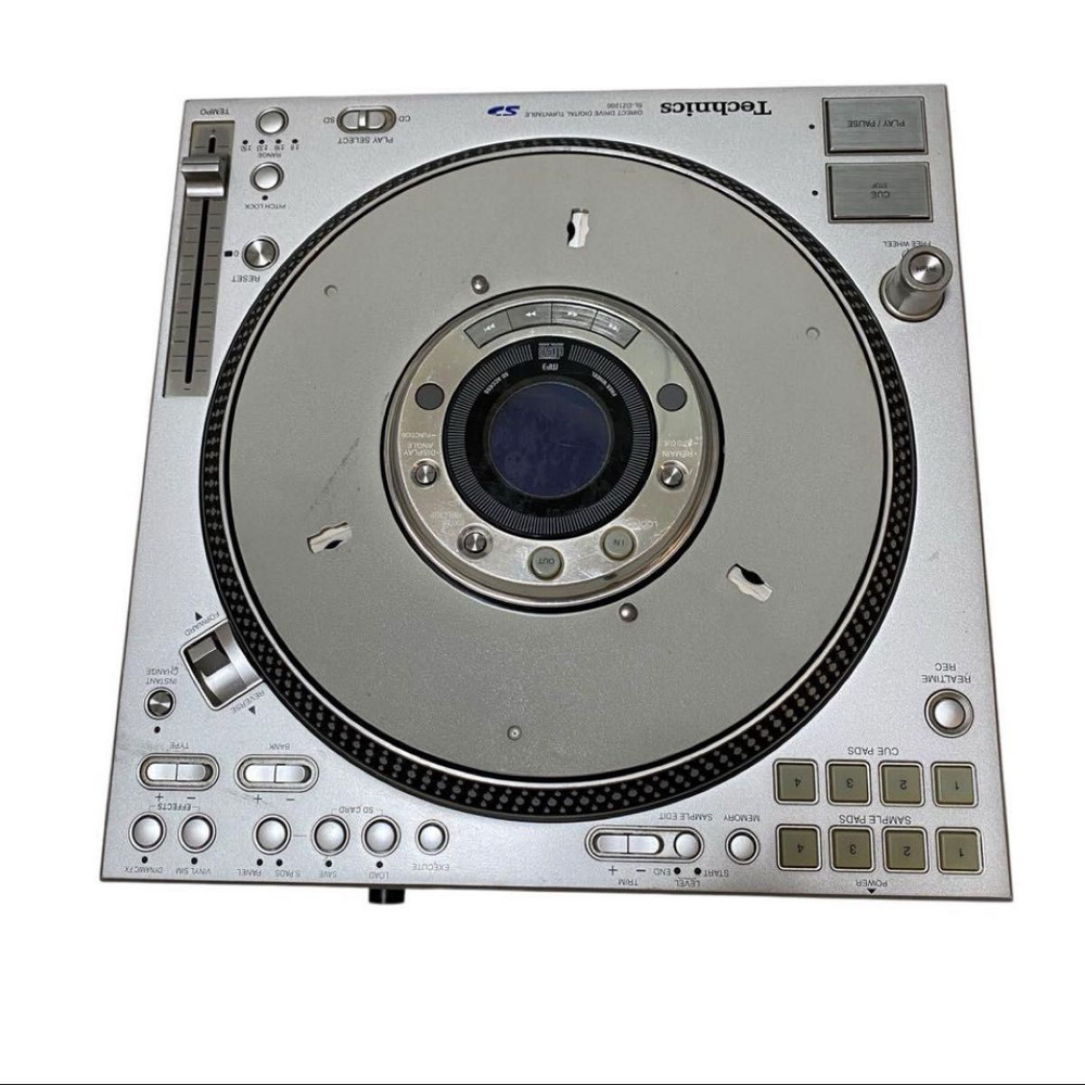 Technics SL-DZ1200 Silver Digital Direct Drive DJ Turntable System Working Used