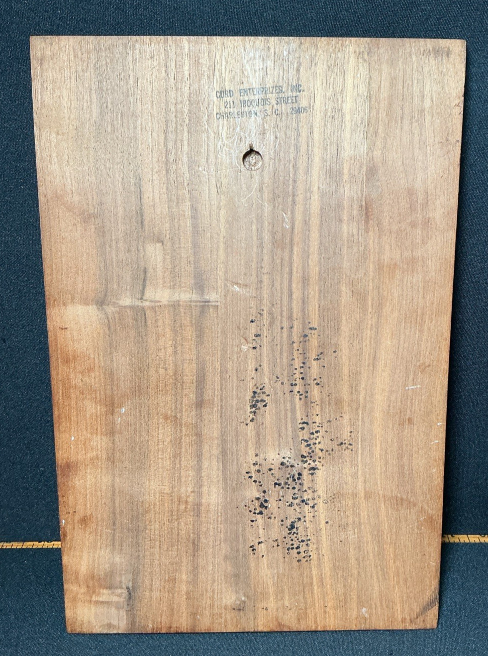 Vintage USS Stonewall Jackson SSBN-634 Brass Submarine Plaque US Navy Wood Mount