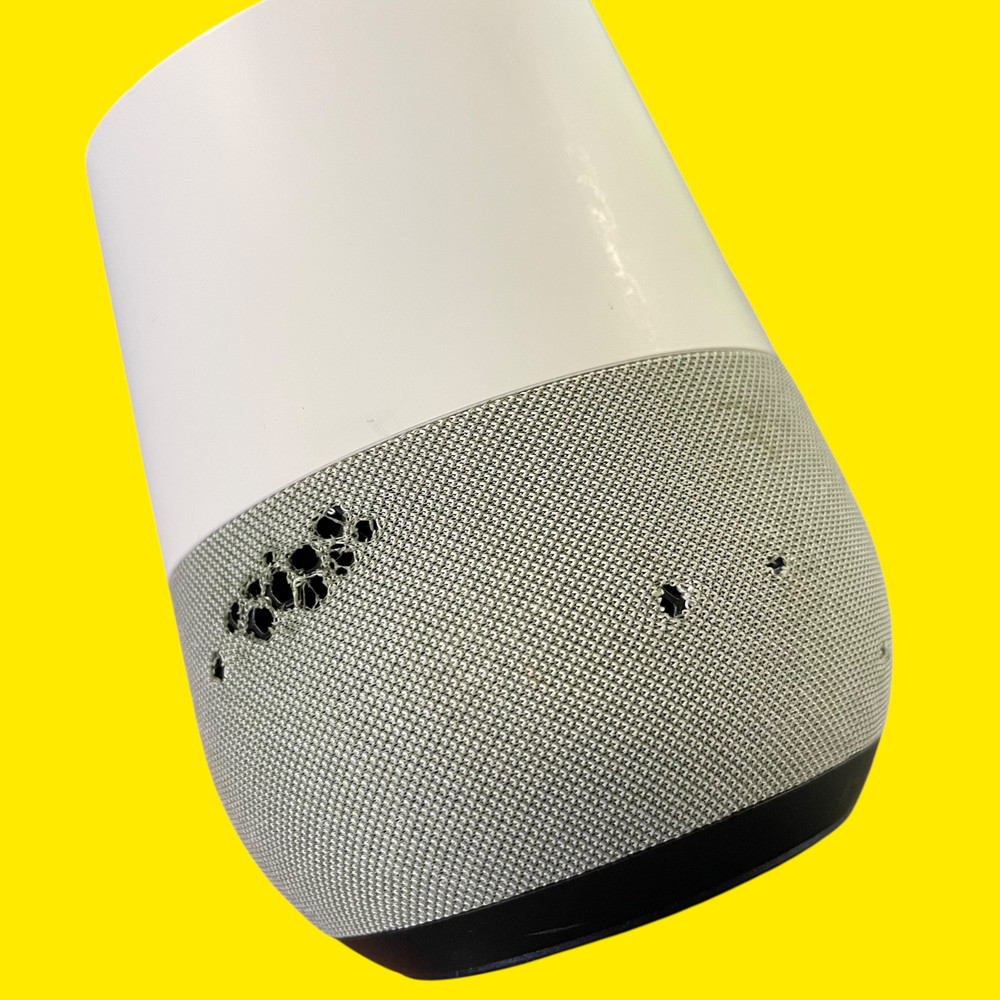 White Google Assistant Google Home Smart Speaker ONLY #1111 Z37/2
