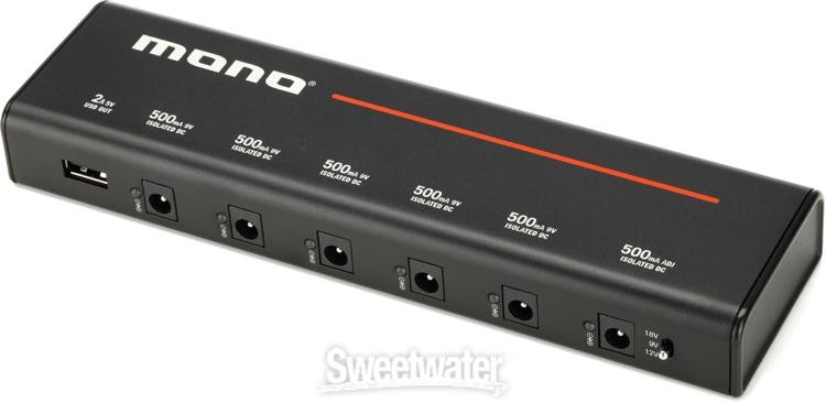 MONO 7-outlet Isolated Pedalboard Power Supply - Medium