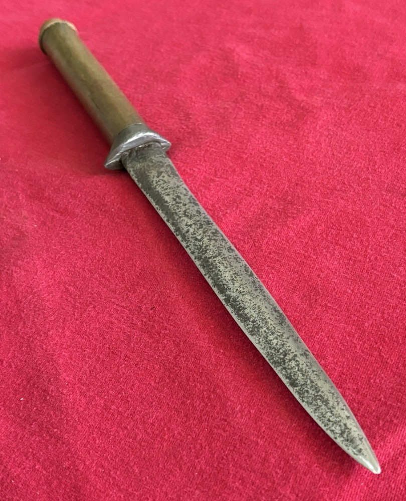WW1 - CUSTOM MADE DAGGER - UNIQUE - HANDMADE - 100 + YEARS OLD
