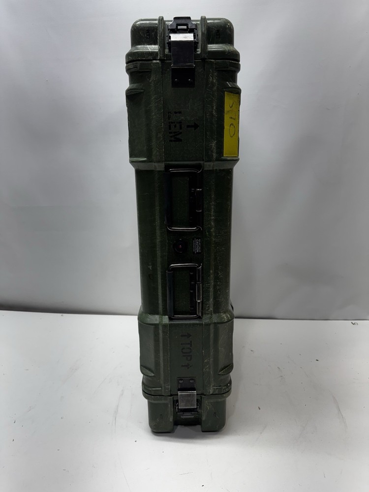 Rackmount 03U x24 General Dynamics Slide Out Composite Rack ShockMount Hard Case