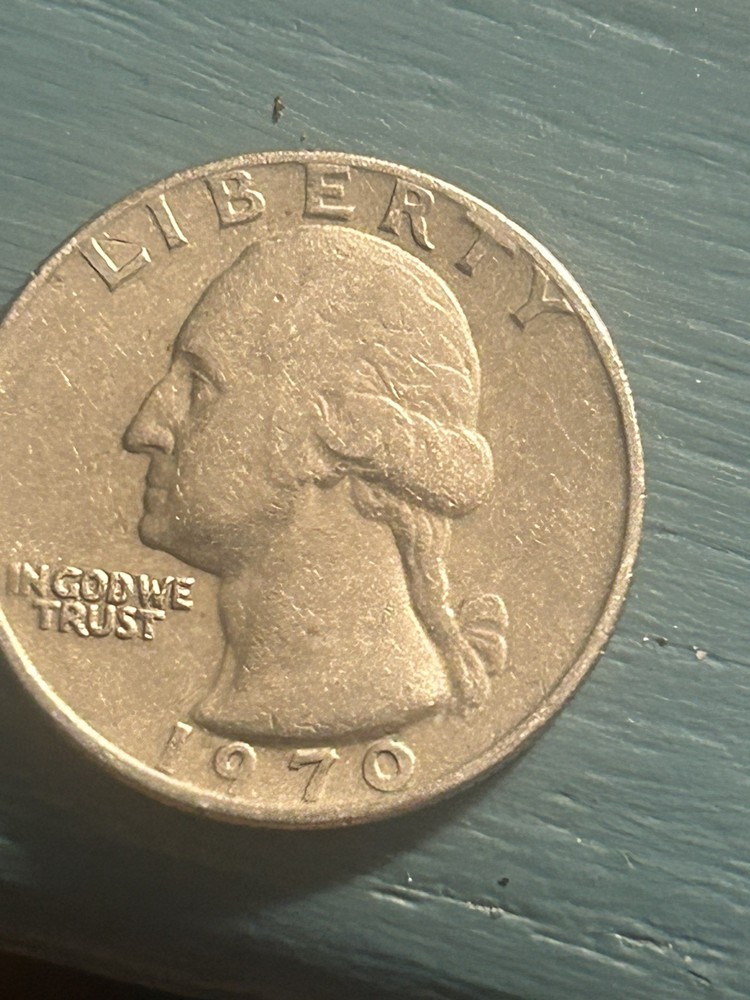 RARE 1970 Washington Quarter No Mint Mark, Errors