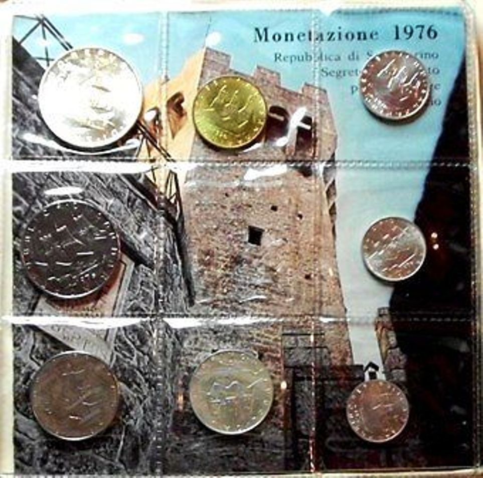 S.Marino (1976 Series) L.500 Silver