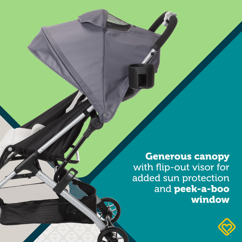 Safety 1st Easy-Fold Compact Stroller, Dorsal