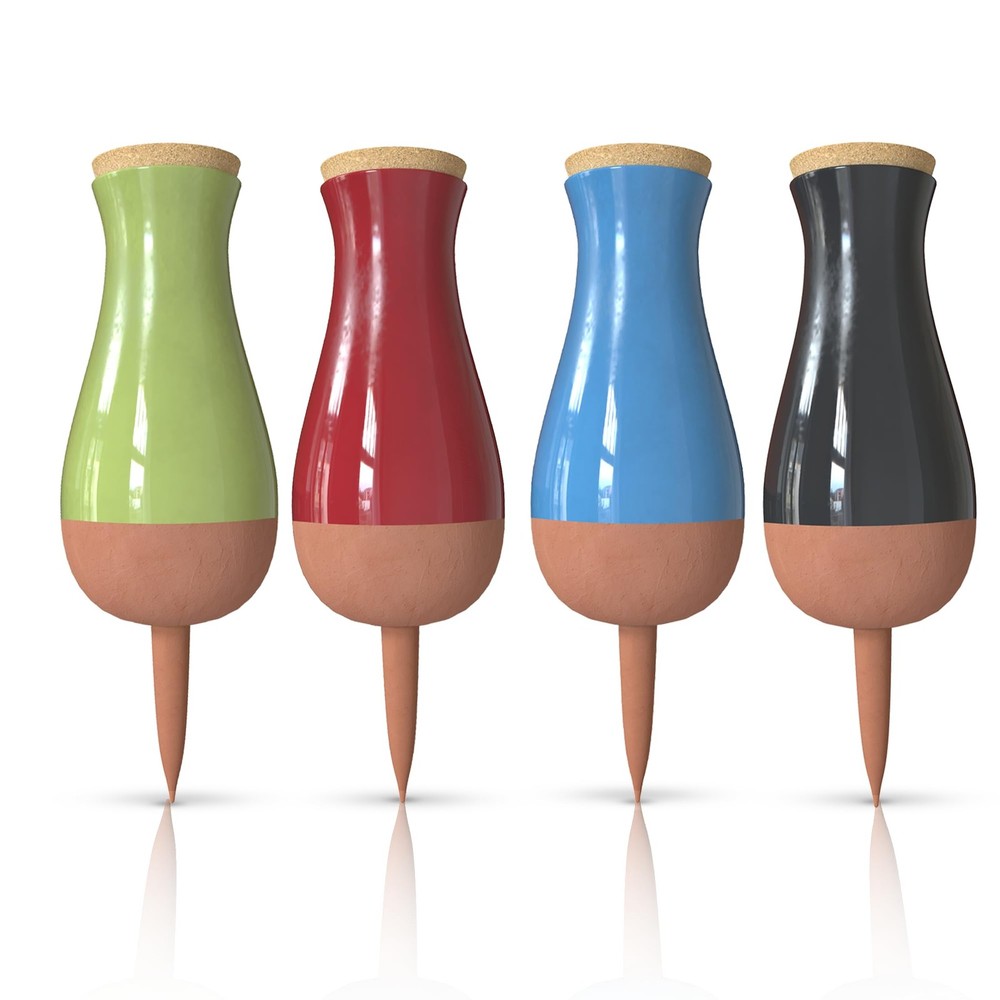 Drip Irrigation Stakes - Extra Large Improved Drip Easy-Refill 4 Week Waterer...