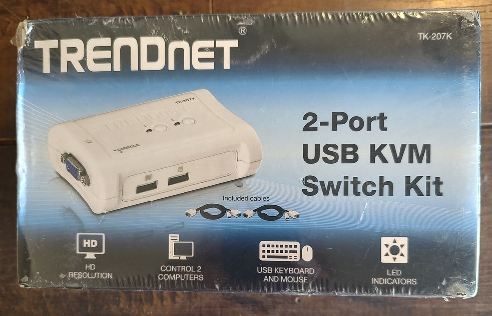 TRENDnet Tk207 2-port USB KVM Switch Cable Kit