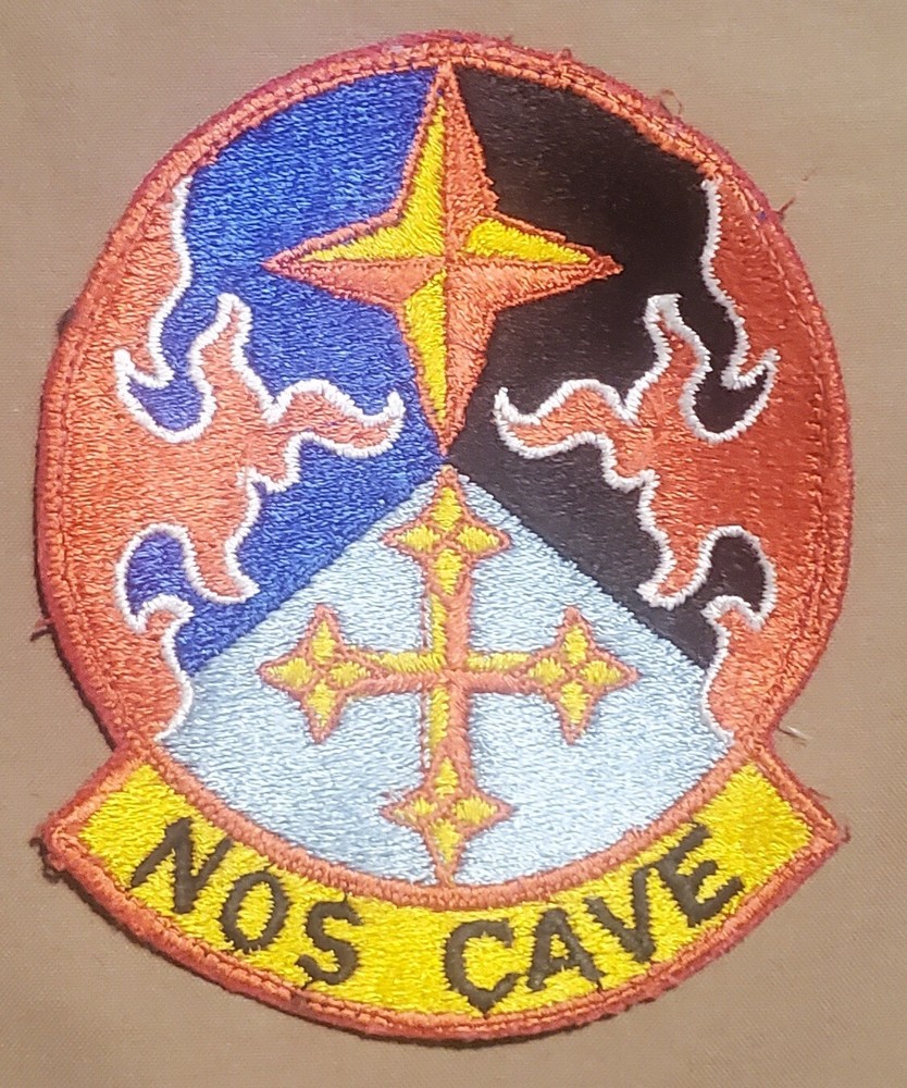 US Air Force  NOS CAVE  SQUADRON  PATCH