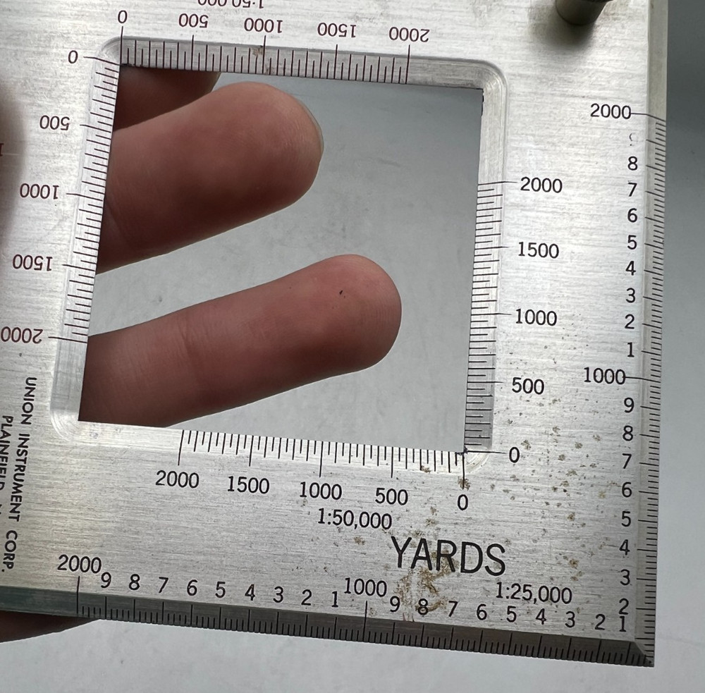 Union Instruments NJ Map Scale Reader Plotter Tool