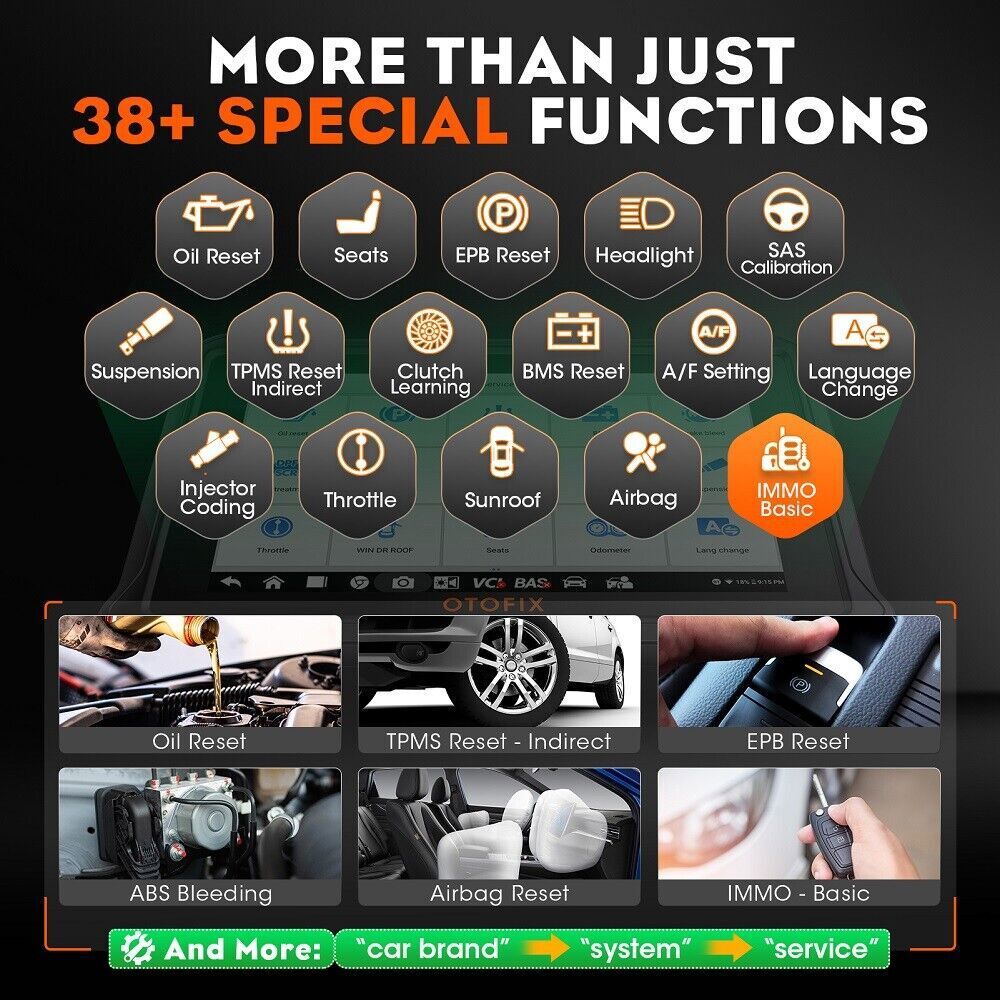 2025 OTOFIX D1 Lite Bidirectional Full System Diagnostic Tool Key Coding Scanner