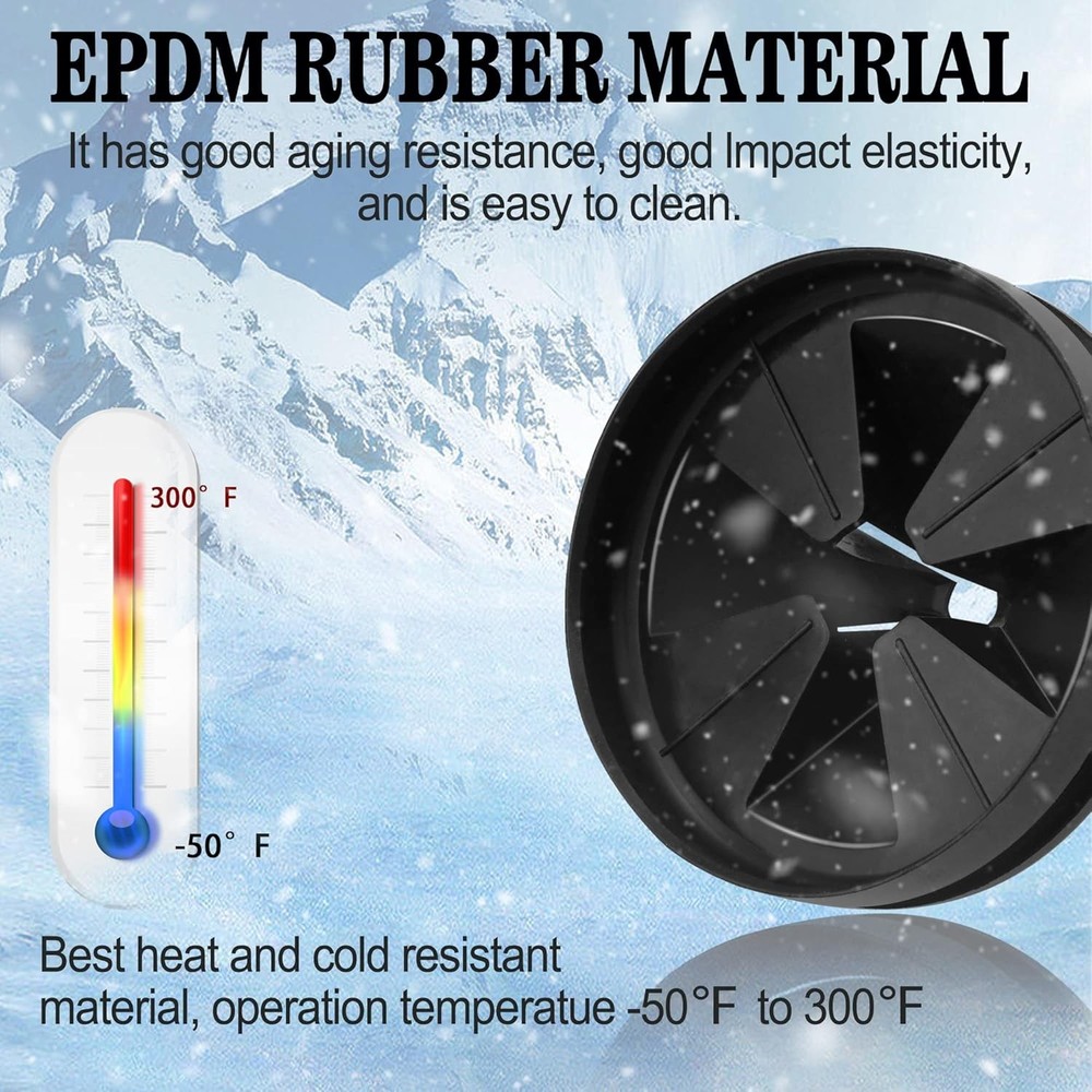 Garbage Disposal Splash Guards, 2-Pack Upgraded for InSinkErator Black 2 Pack