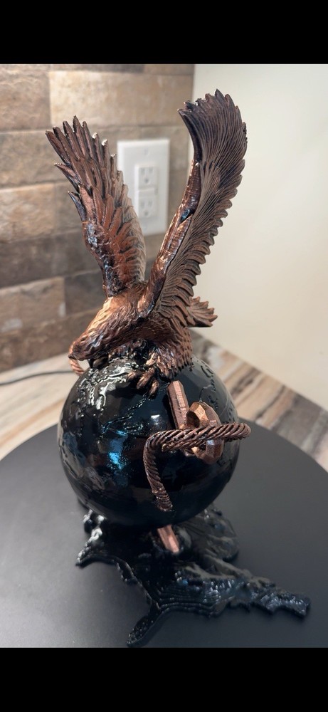 3d Printed USMC Eagle Globe And Anchor Display 9” Height