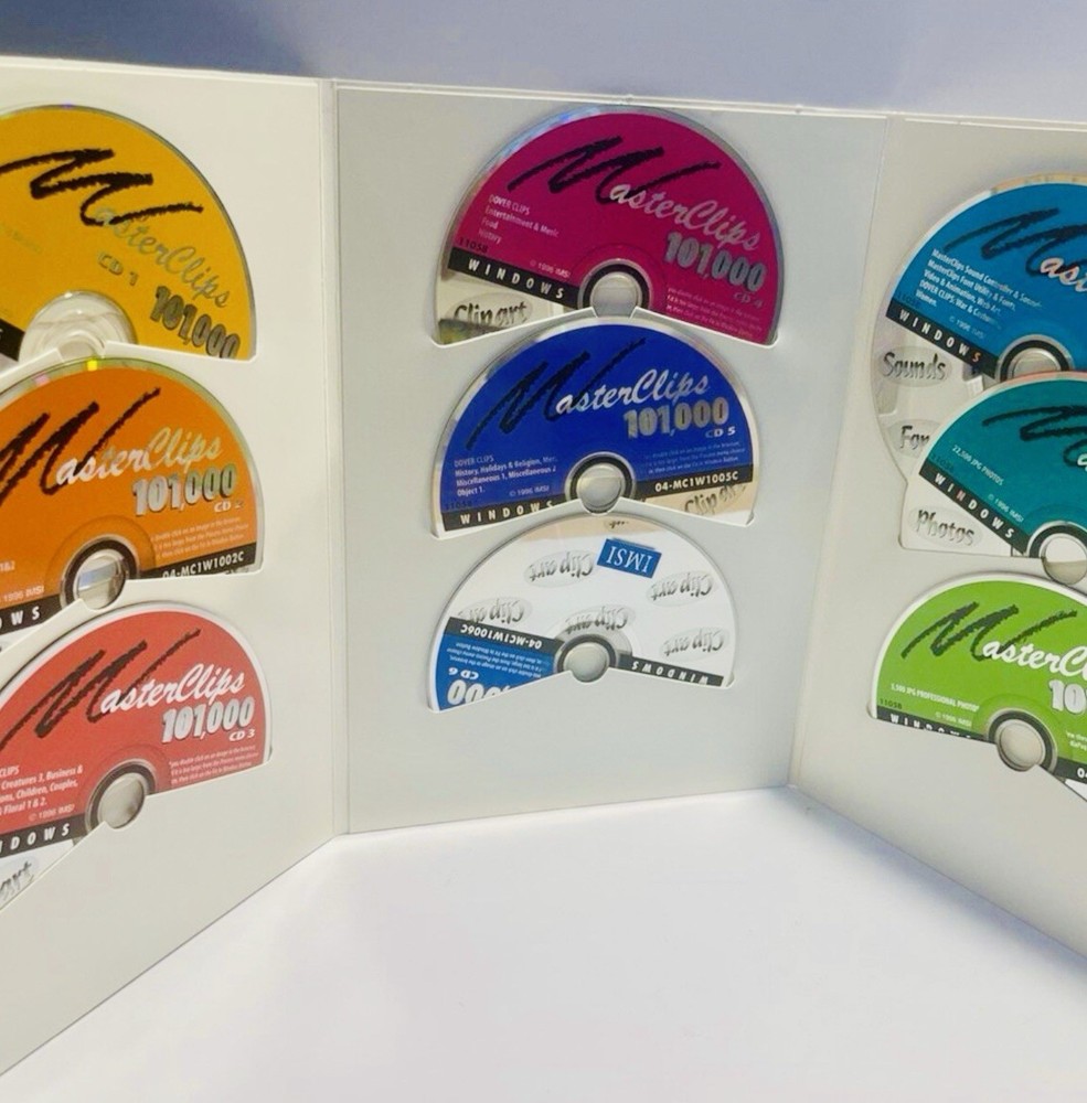 Vintage 101,000 Clip Art Complete Computer Software Original Packaging