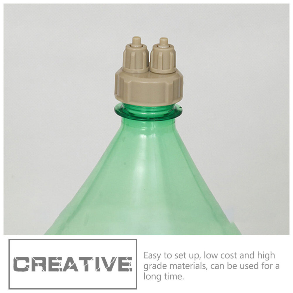6 Pcs Diffuser Air Plants Generator Bottle Cap DIY Reactor Carbon Dioxide
