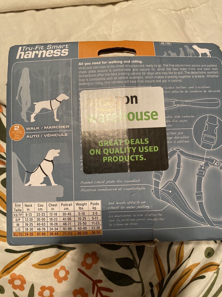 Dog Harness Large True Fit! Nib!